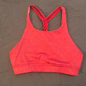 Heather Red Vullsport Bra